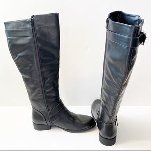 mia cascaded buckle boot